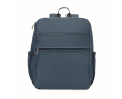 Waterafstotende nylon reissrugzak met meerdere vakken 20 L kleur blauw