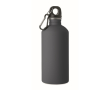 Lekvrije fles van roestvrij staal met rubberen afwerking 500 ml kleur marineblauw