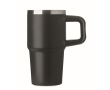 Thermosbeker met deksel en rietje 500ml kleur zwart
