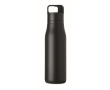 Thermosfles met handvat en makkelijk te openen dop 500 ml kleur zwart