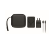 Reisset met magnetische powerbank 5.000mAh en USB-C-oplader kleur zwart