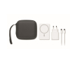 Reisset met magnetische powerbank 5.000mAh en USB-C-oplader kleur wit