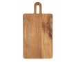 Acacia houten snij- en serveerplank met handvat voor elke dag kleur hout