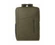 RPET-rugzak met PU-coating voor laptop tot 15'' kleur miliair groen
