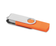 Gepersonaliseerde OTG-usb-stick met Type-C-verbinding Techmate OTG-C kleur oranje