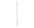 Lanyard van RPET met metalen karabijnhaak bedrukken, 20 mm kleur wit