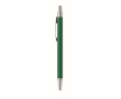 Eco pennen met logo van gerecycled aluminium Recycled Arial kleur groen