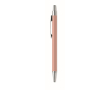 Eco pennen met logo van gerecycled aluminium Recycled Arial kleur rose gold