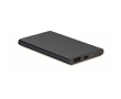 Aluminium powerbank 4.000 mAh Powercard Alu Black kleur marineblauw