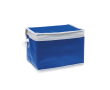 Non-woven koeltas voor 6 blikjes 80 g/m² Basic Style kleur blauw