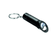 Zaklamp sleutelhanger met openerfunctie Ledner kleur zwart