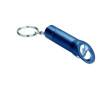 Zaklamp sleutelhanger met openerfunctie Ledner kleur marineblauw