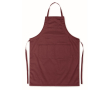 Verstelbaar kleurrijk kookschort bedrukken goedkoop 190 g/m2 Topchef kleur bordeaux