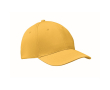 Voordelige baseball cap met logo ColorCap kleur geel