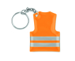 Voordelige reflecterende sleutelhangers bedrukken PVC Visible kleur neon oranje