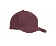 Hoge kwaliteit katoen baseball cap bedrukken Cottonstyle kleur bordeaux