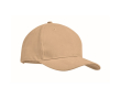 Hoge kwaliteit katoen baseball cap bedrukken Cottonstyle kleur beige