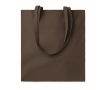 Goedkope kleurrijke katoenen tassen bedrukken 180 g/m2 EcoColor kleur donker bruin