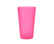 Hard plastic bekers bedrukken van 500 ml Concert kleur doorzichtig rood