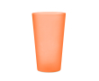 Hard plastic bekers bedrukken van 500 ml Concert kleur doorzichtig oranje