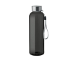 Anti-lek gerecyclede plastic waterfles 500 ml RPET kleur zwart