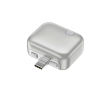 Slimme USB-C-oplaadadapter met overlaadbeveiliging 140W kleur zilver