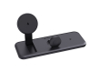 Magnetische 3-in-1 oplader met draadloos magnetisch laden 15W kleur zwart