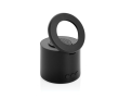 ABS-speaker van gerecycled materiaal met telefoonhouder en subwoofer kleur zwart