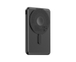 Eco 5‑in‑1 powerbank met oplaadkabels en staander 5.000 mAh kleur zwart