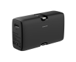 Powerbank van gerecycled plastic met laadindicator en 20W kleur zwart