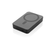 Pocket‑powerbank van gerecycled ABS met laadindicator 10.000 mAh kleur zwart