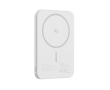 Magnetische QI2.2-powerbank van gerecycled aluminium, ultradun, 5000 mAh kleur zilver
