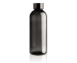 Elegante plastic BPA-vrije flessen als relatiegeschenk 620 ml Resistant kleur zwart