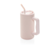 Elegante thermosbeker van gerecycled roestvrij staal, 800 ml kleur roze