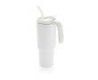 Antilek thermobeker van gerecycled roestvrij staal 900ml kleur wit