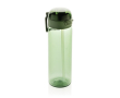 Sportfles van RPET met lekvrij deksel en rietje 800 ml kleur groen