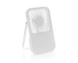 Oplaadbare bureauventilator met 3 snelheden 5W 1.200 mAh kleur wit