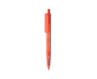 Milieuvriendelijke pen met geometrisch design en Dokumental®-inkt kleur rood