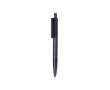 Milieuvriendelijke pen met geometrisch design en Dokumental®-inkt kleur marineblauw