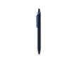 Milieuvriendelijke pen met zachte touch, clip en blauwe inkt kleur marineblauw