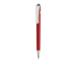 Pen van gerecycled plastic met Dokumental® navulling, blauwe inkt kleur rood