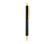Ergonomische driehoekige pen met soft touch en blauwe inkt kleur zwart