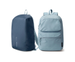 Converteerbare antidiefstal rugzak met rits, 22 L, 16\" kleur lichtblauw