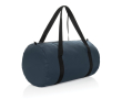Opvouwbare sporttas van RPET met een opbergtasje kleur marineblauw