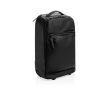 Cabine trolley rugzak met wielen en RFID Swiss Peak 22L kleur zwart