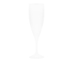 Plastic champagneglas gemaakt in Europa BPA-vrij 140 ml kleur wit