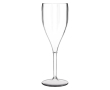 Herbruikbare Tritan® kunststof champagnecoupe 160 ml kleur doorzichtig