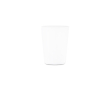Herbruikbare en recyclebare mini plastic beker 220 ml kleur wit