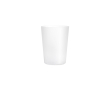 Herbruikbare en recyclebare mini plastic beker 220 ml kleur doorschijnend