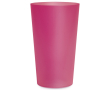 Herbruikbare beker, vaatwasserbestendig, in kleuren, 300 ml kleur doorzichtig fuchsia
